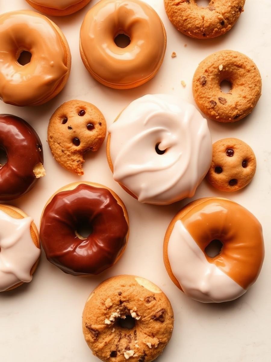 Assorted donuts and cookies